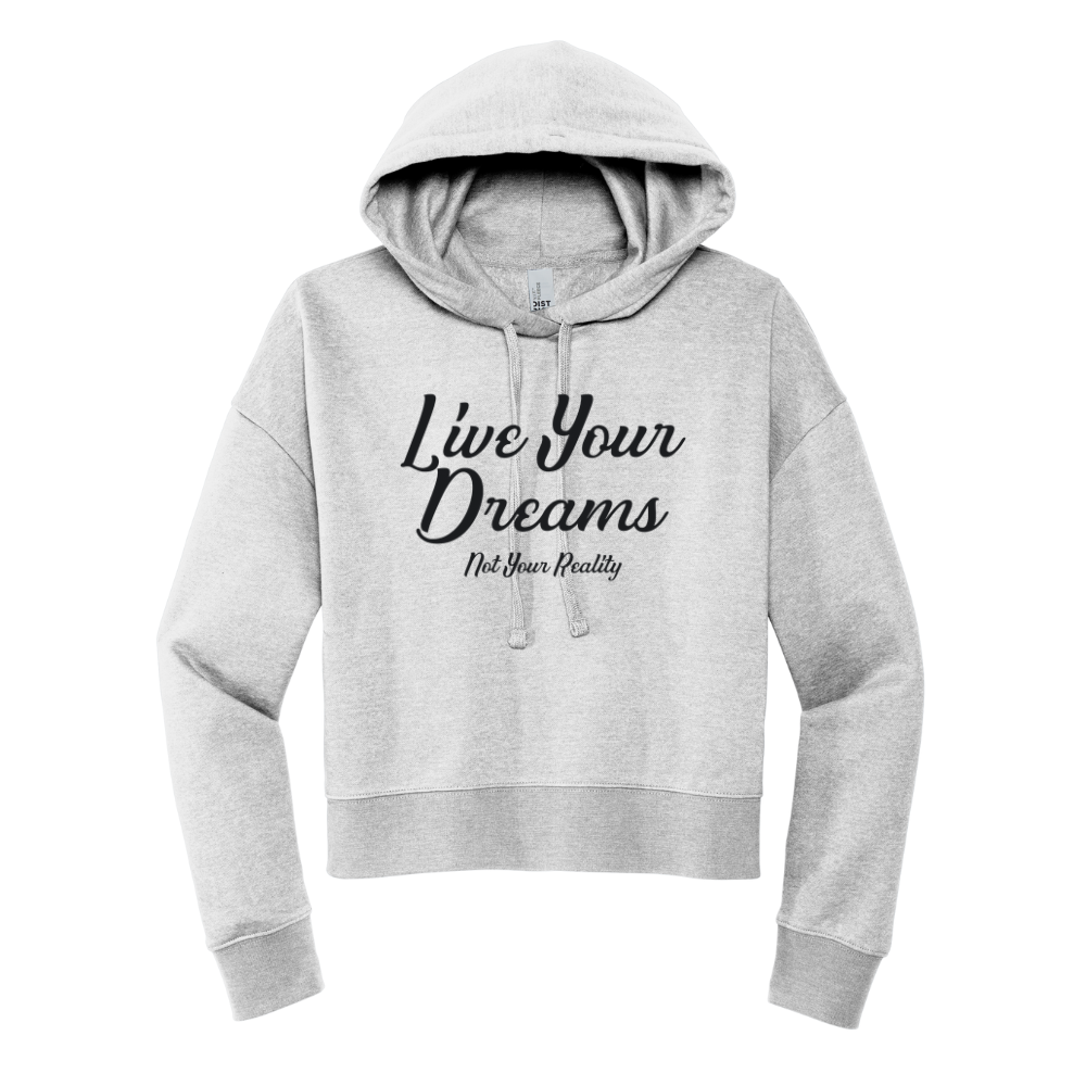 LYDNYR - Ladies Crop Hoodie (Grey)