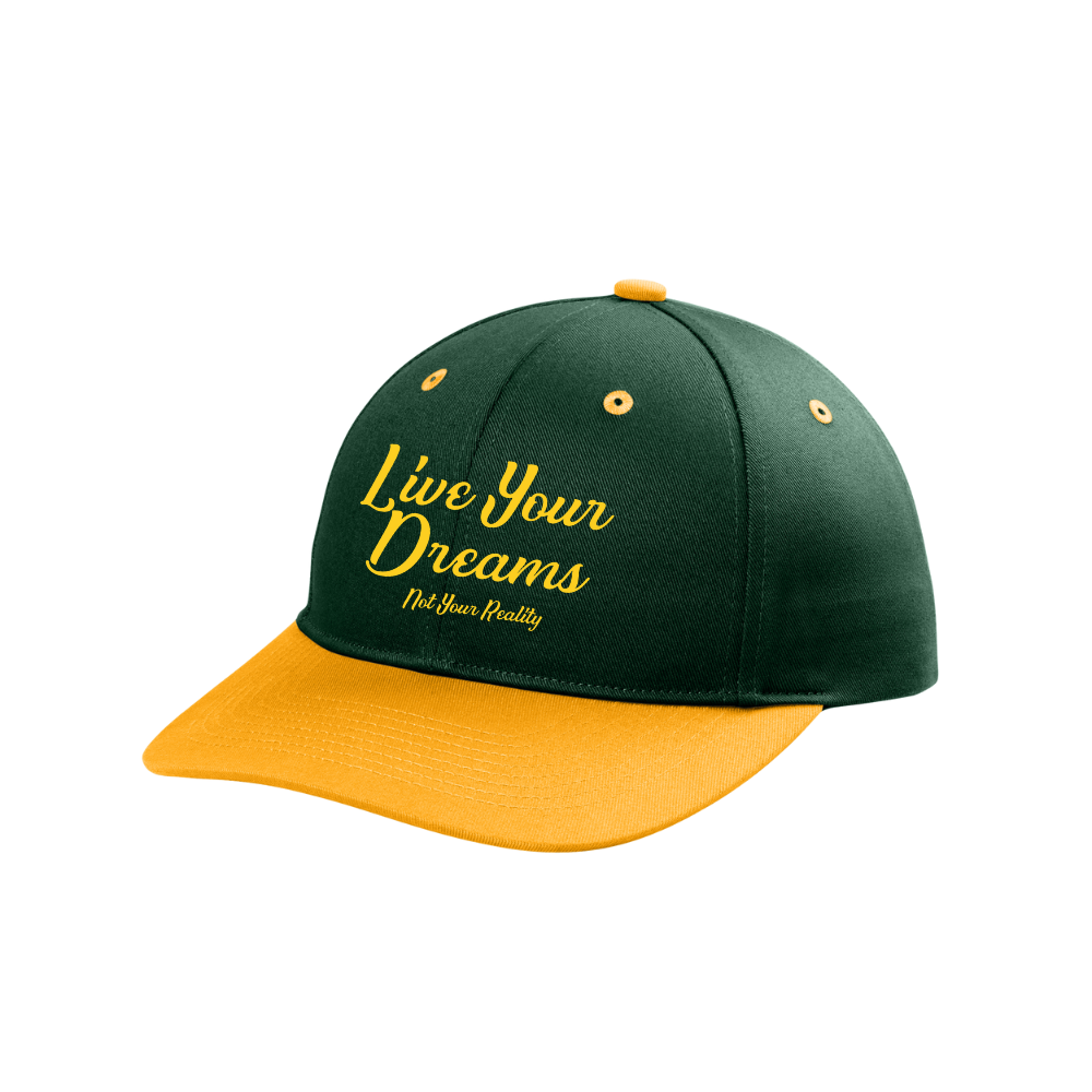 LYDNYR - Snapback Hat (Green/Gold)