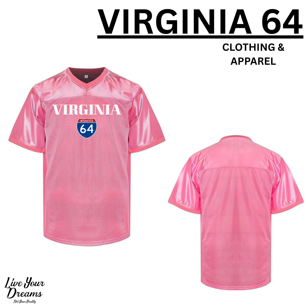 Virginia 64 Football Jersey (Made in VA) (Unisex)