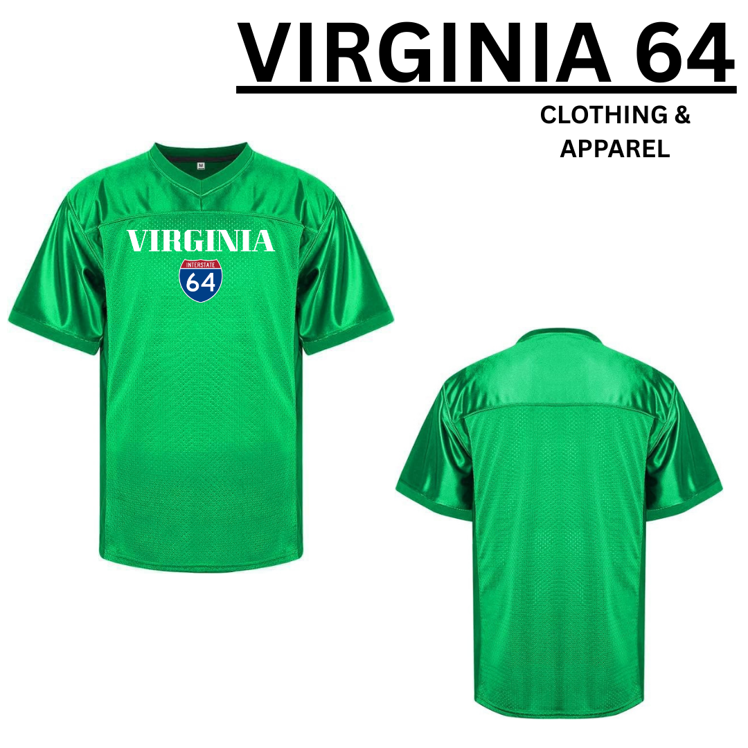Virginia 64 Football Jersey (Made in VA) (Unisex)