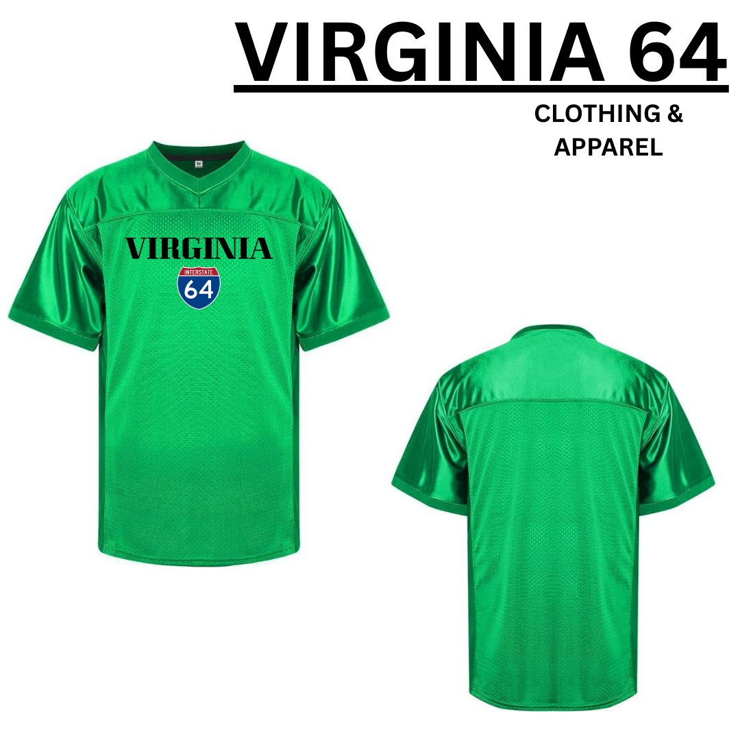 Virginia 64 Football Jersey (Made in VA) (Unisex)