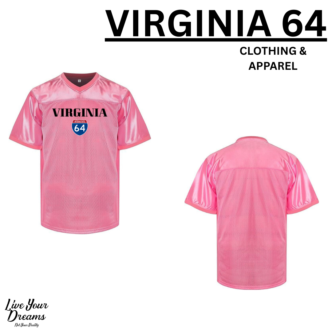 Virginia 64 Football Jersey (Made in VA) (Unisex)