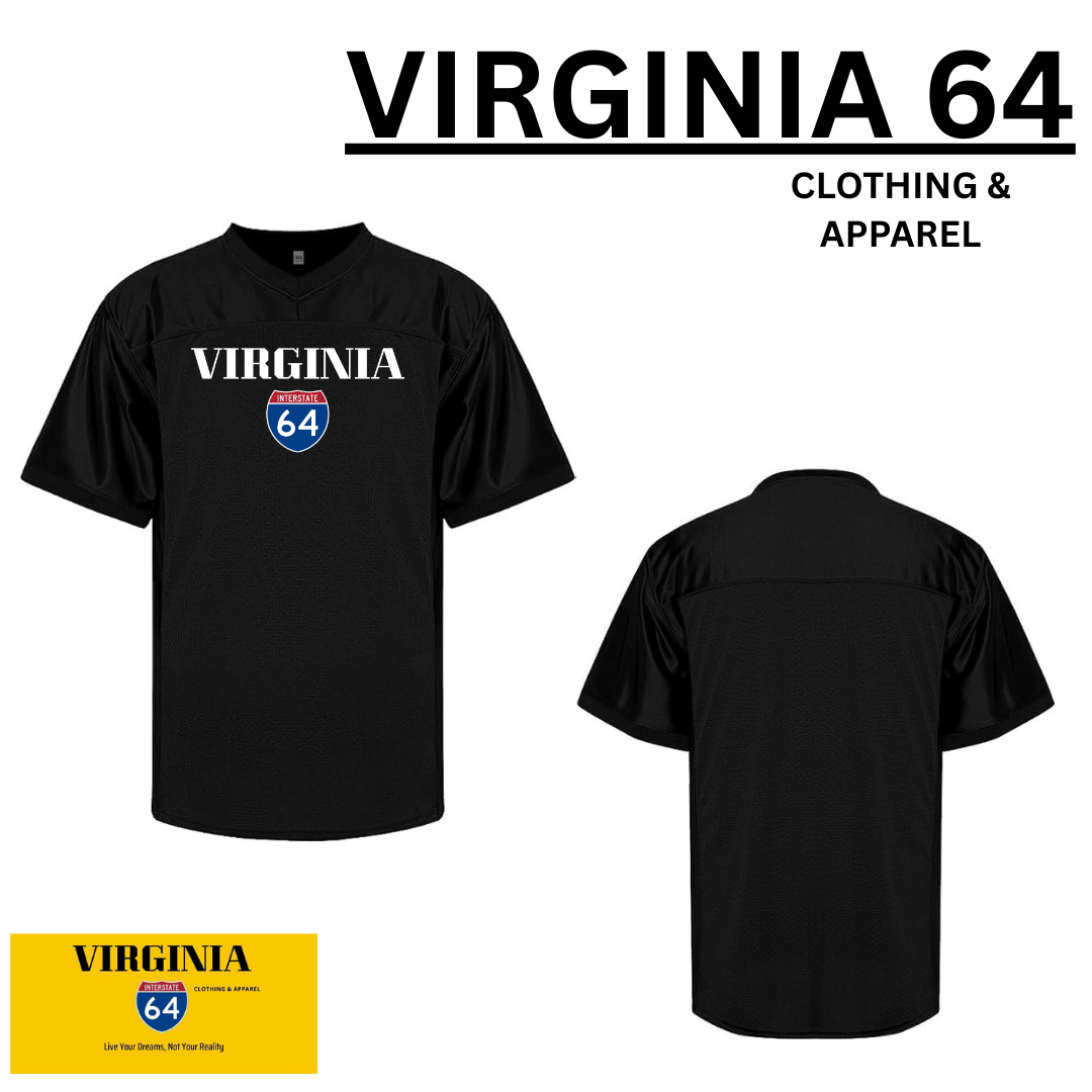 Virginia 64 Football Jersey (Made in VA) (Unisex)