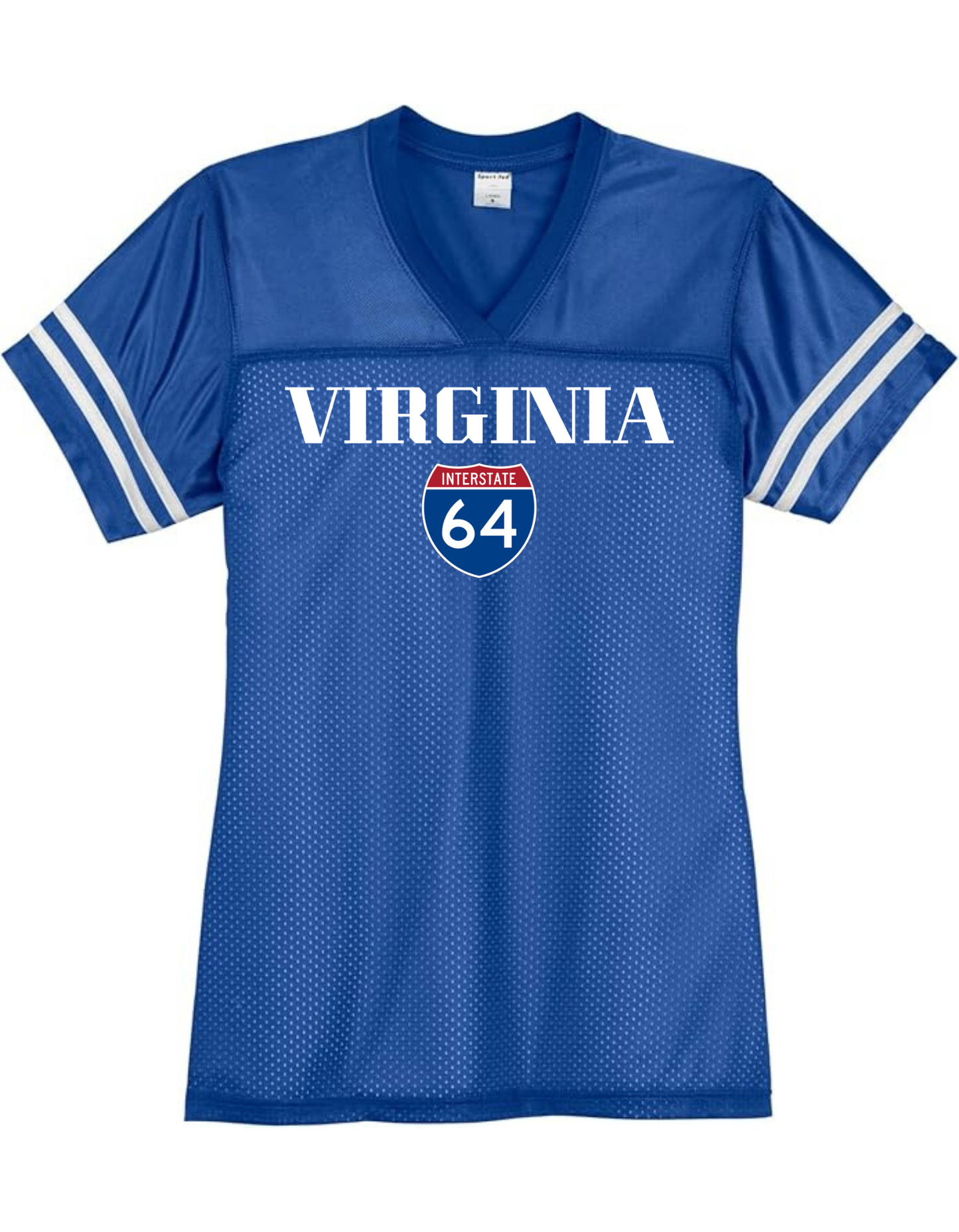 Virginia 64 Football Jersey ( Womens Fitted) (Made in VA)